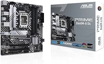 Amazon | ASUS Prime B660M-A D4 Intel B660 LGA 1700 microATX