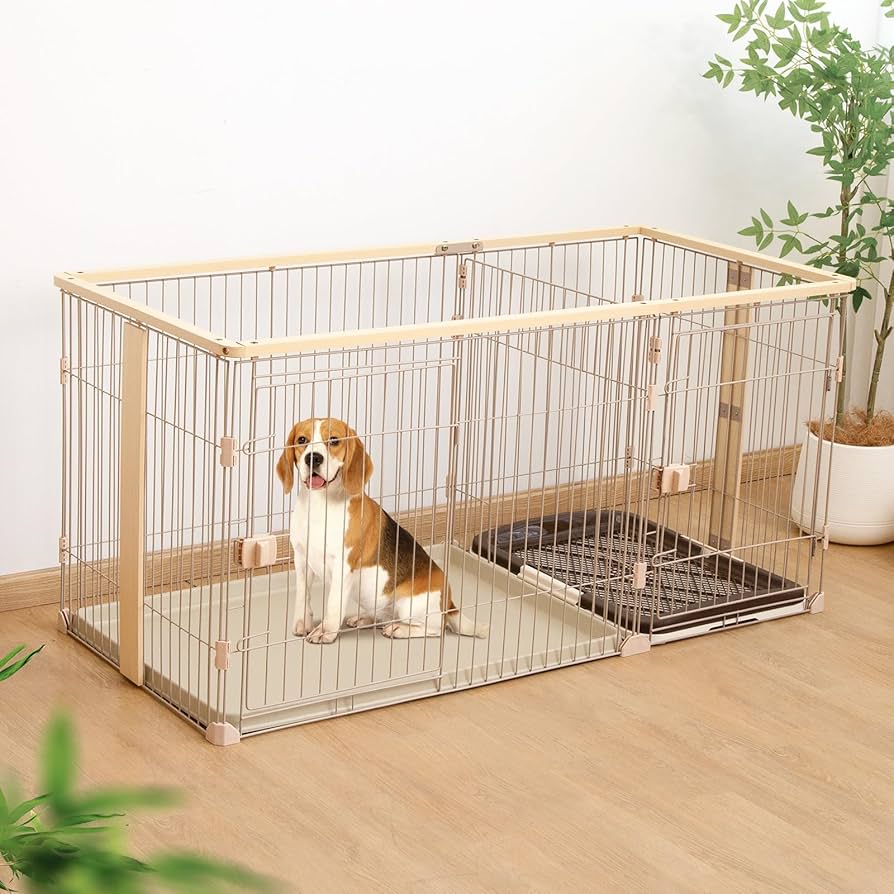 Amazon.co.jp: PETTOM ペットサークル 犬用ケージ 犬ゲージ ペット