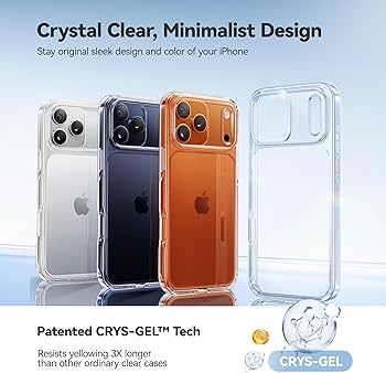 Amazon.com: CASEKOO for iPhone 17 Pro Case Smooth Crystal Clear