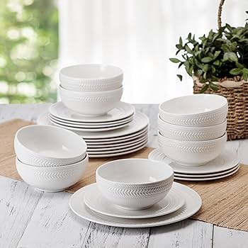 Amazon.com | Pfaltzgraff Josephine 24 piece Dinnerware Set