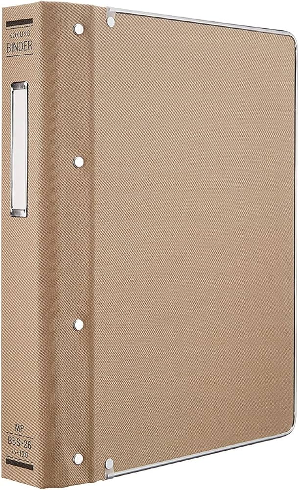 Amazon | コクヨ ファイル バインダー 布貼 B5 縦 フチ金付 26穴 200枚
