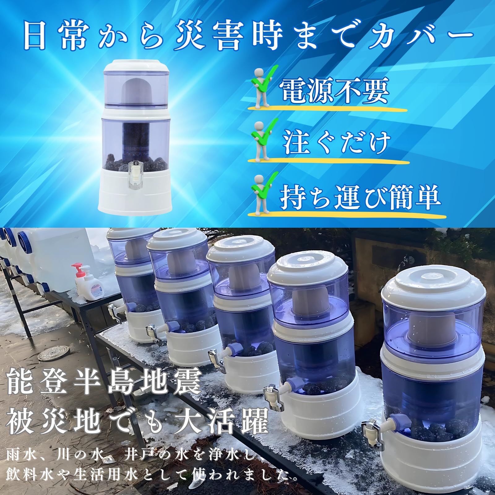 ㉖電気不要の浄水器〈AQUA SYSTEM 〉