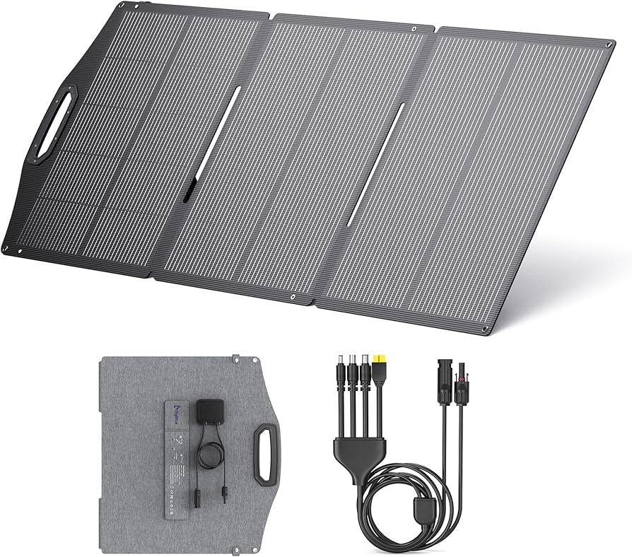 Amazon.com: BigBlue 150W Portable Solar Panels with Kickstands