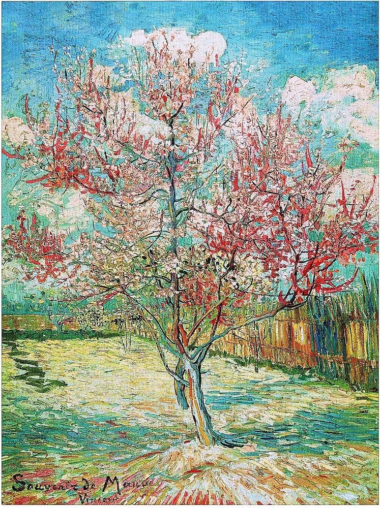 Amazon.co.jp: ヴィンセント・ヴァン・ゴッホ作Moruska ピンクピーチ