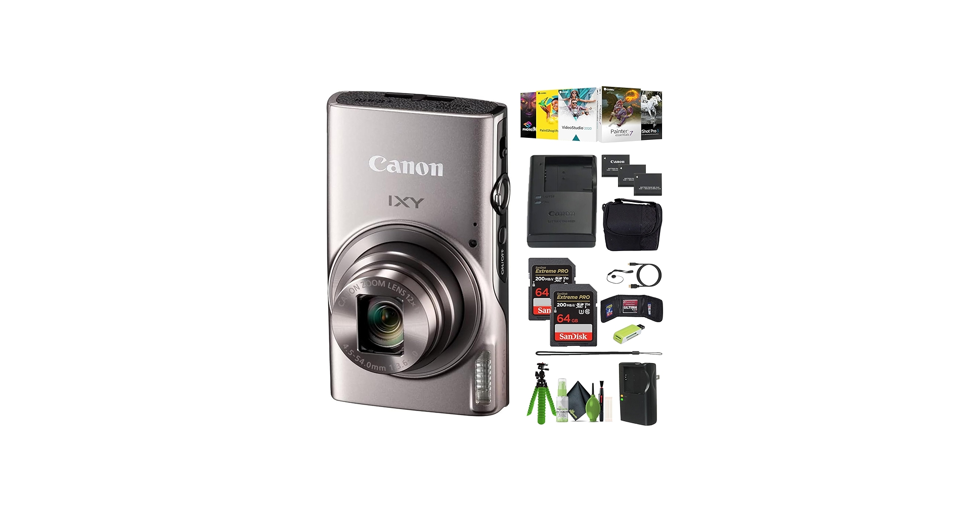 Amazon.com : Canon PowerShot IXY 650 (ELPH 360) HS Compact Digital