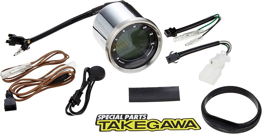 Amazon | スペシャルパーツ武川 メーター DタイプLCDスピード&タコ