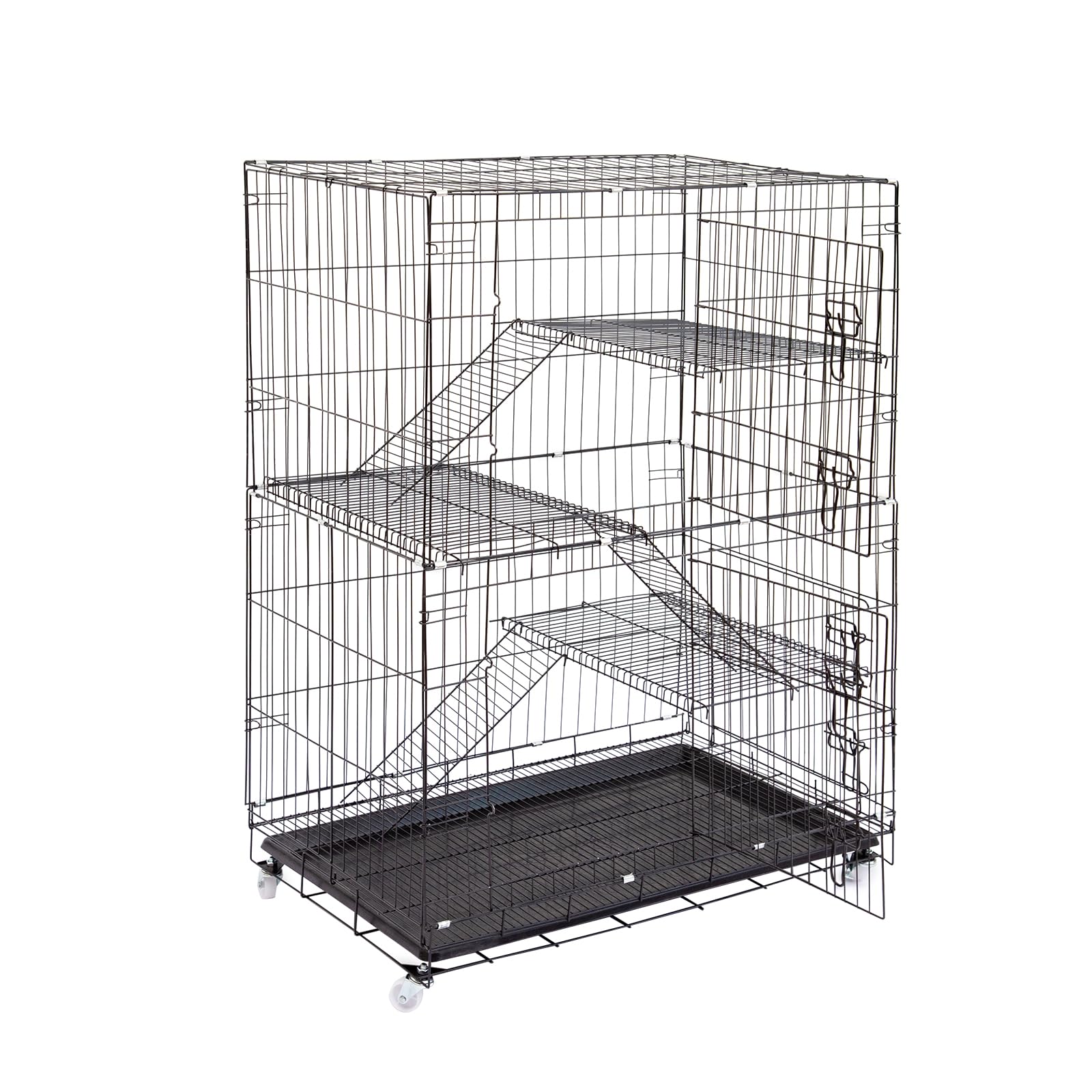 2日間使用 猫用大型ケージ Amazonベーシック品 キャットケージ Amazon