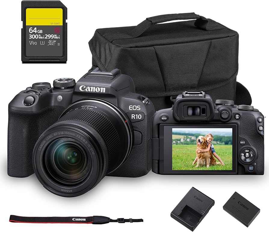 Amazon.com : Canon EOS R10 Mirrorless Camera with RF-S 18-150mm