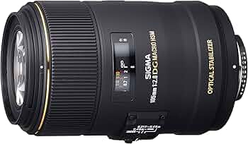 Amazon.com : Sigma 105mm F2.8 EX DG OS HSM Macro Lens for Nikon