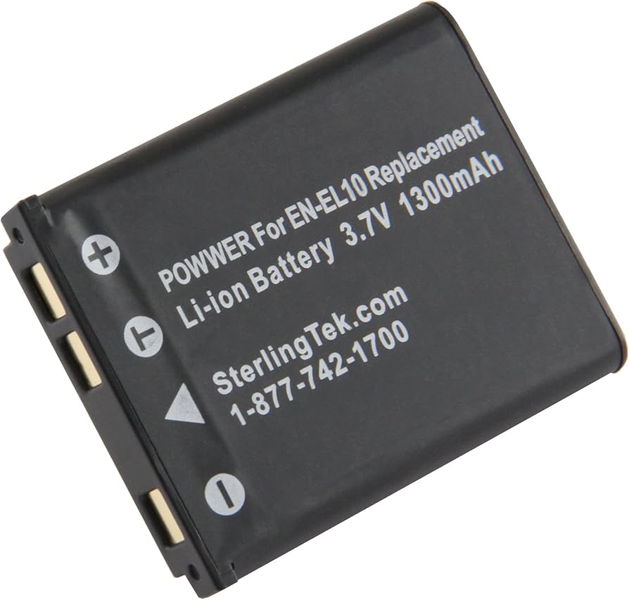 Amazon.com : STK EN-EL10 Battery for Nikon Coolpix S3000, S4000