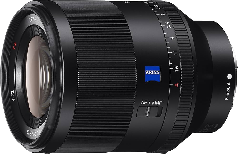 Sony SEL50F14Z Planar T* FE 50mm f/1.4 ZA Lens (Black) : SONY
