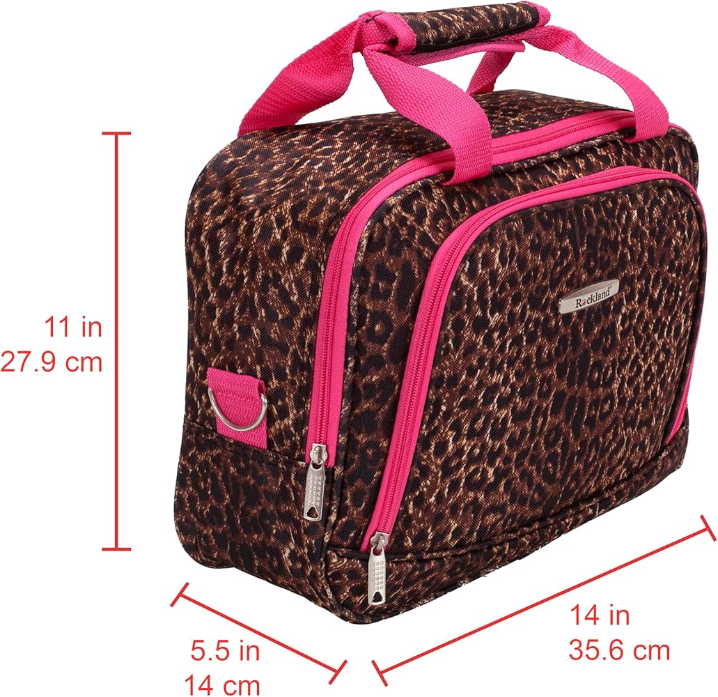 Amazon.com: Rockland Fashion Softside Upright Luggage Set