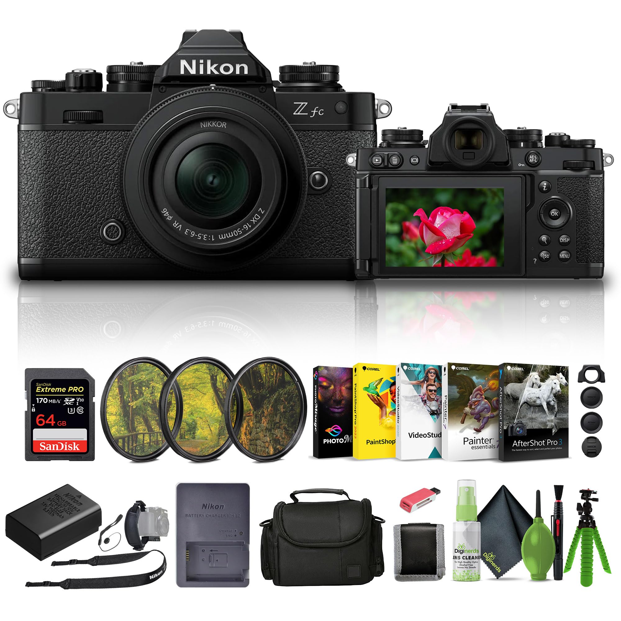 Amazon.com: Nikon Zfc Mirrorless Camera with 16-50mm Lens (1675) +