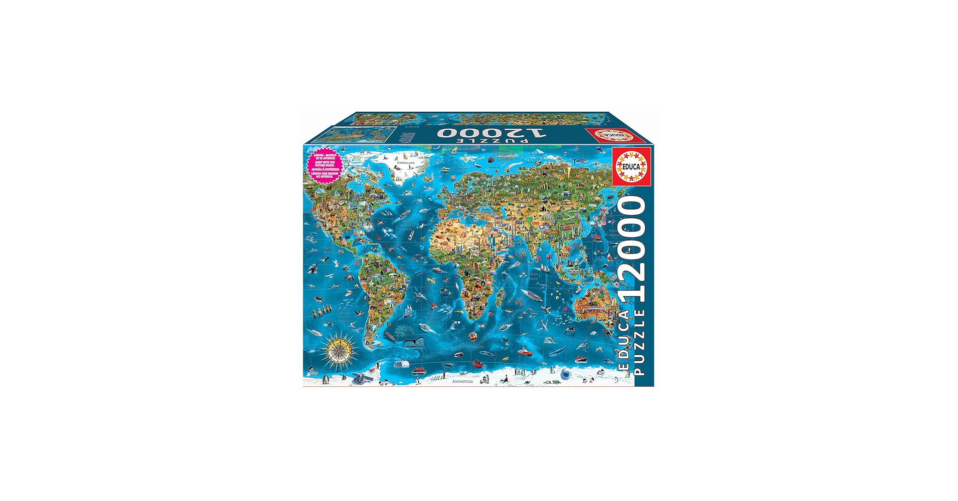 Amazon.com: Educa - Giant 12000 Piece Puzzle for Adults | Wonders