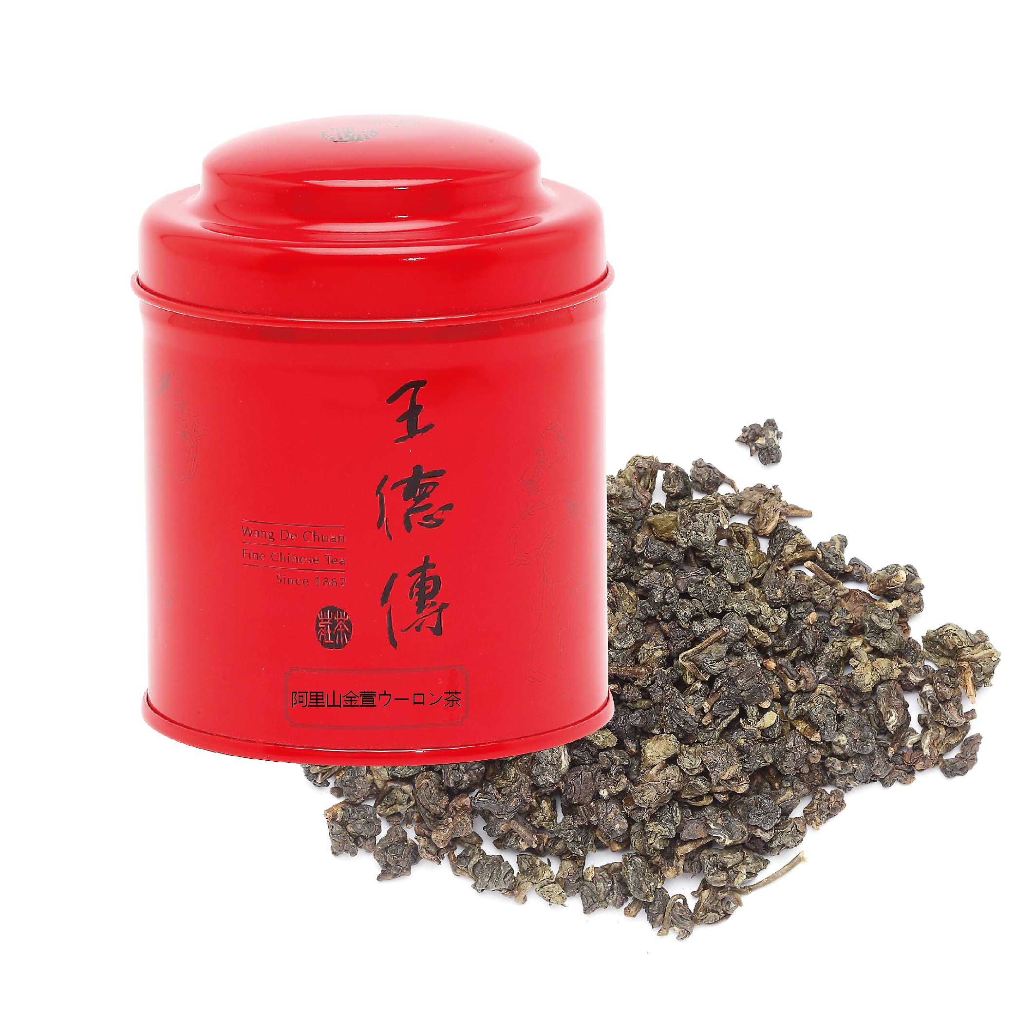 王徳傳 烏龍茶 2個セット王徳傳 台湾ウーロン茶 2缶セット 木製箱入り