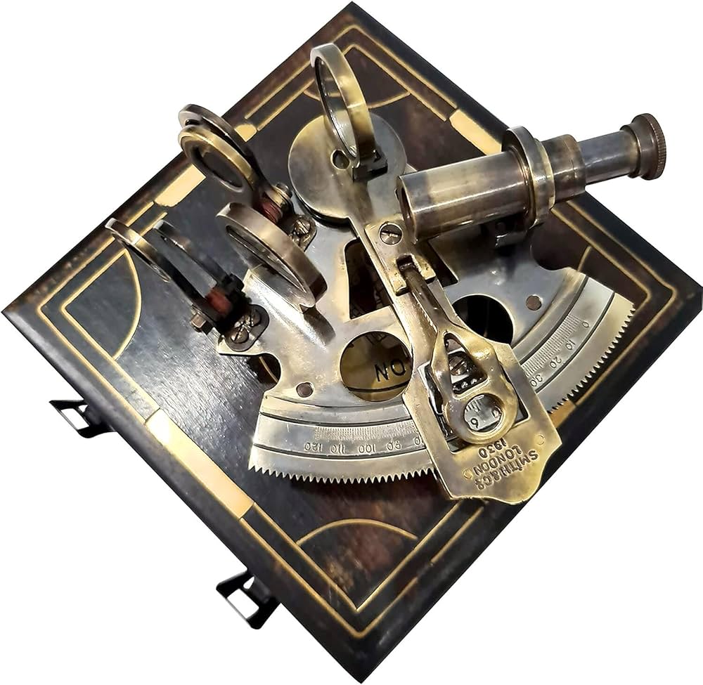 Amazon.co.jp: ヴィンテージ真鍮六分儀ケルビンとヒューズ 1930