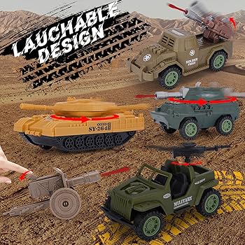 Amazon.co.jp: VBACALA 軍事基地おもちゃセット 軍用基地を含む 軍用