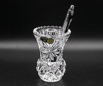 ボヘミアガラス花瓶21cm アンティーク品29049 ボヘミアガラス花瓶21cm