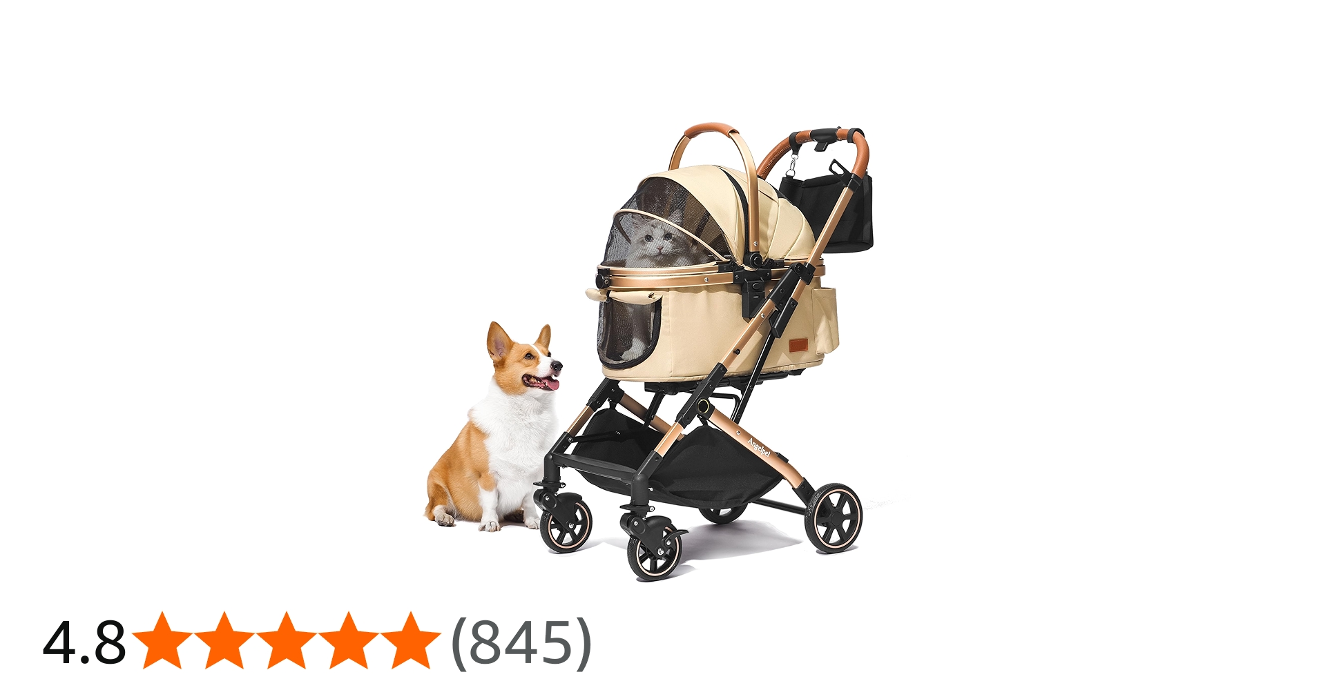 Amazon | Angelpet ペットカート 分離型 【特許登録済み】猫 犬用