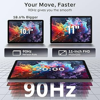 Amazon.co.jp: Android 16 タブレット 11インチ Gemini AI搭載、T7250