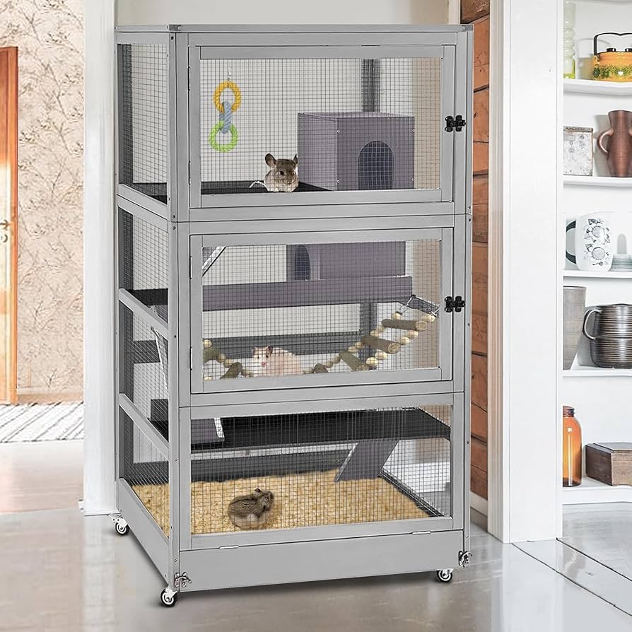 チンチラケージ ケージ 小動物用ケージ 120cm 小動物 [組み立て完成品