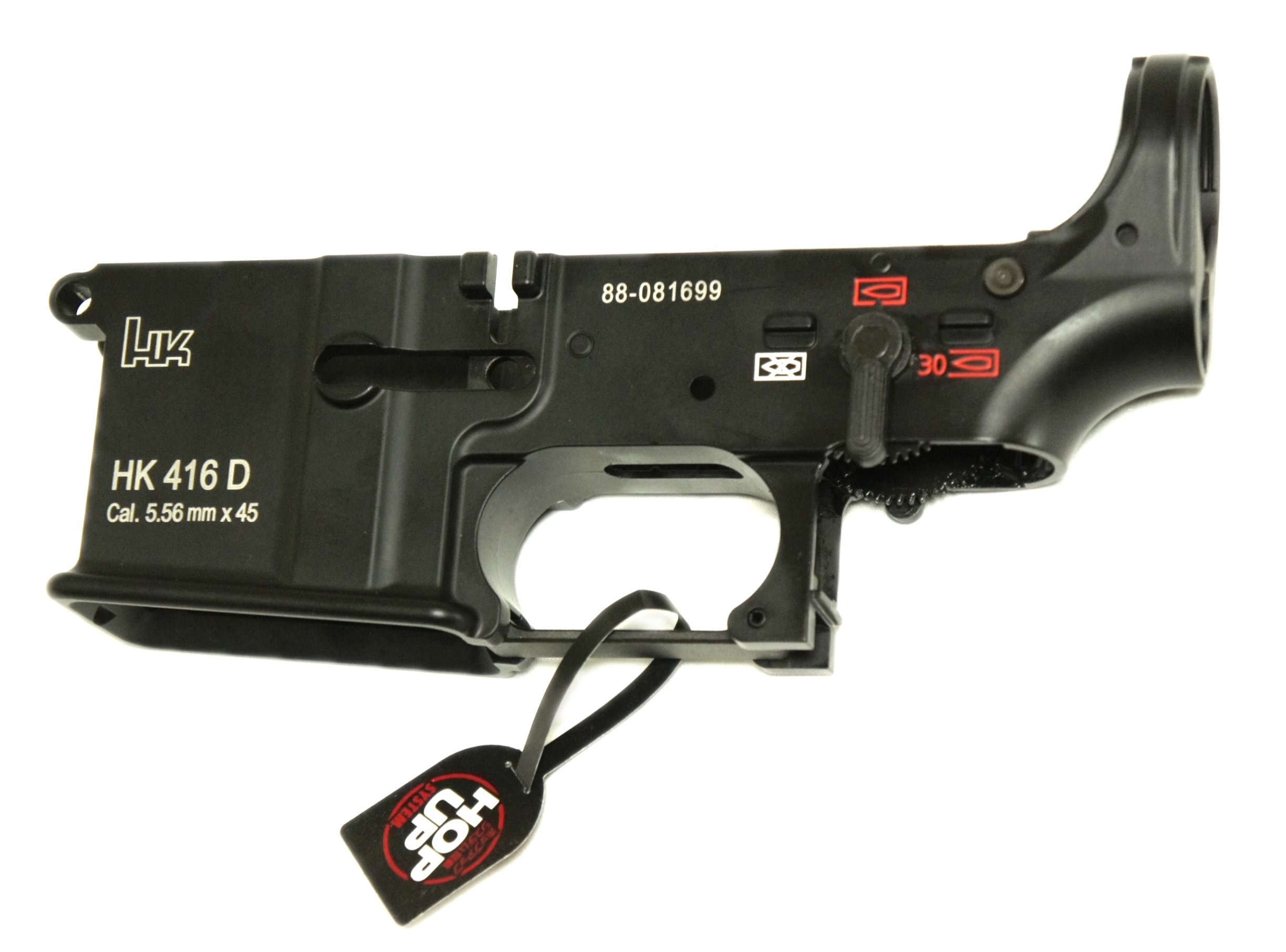 東京マルイ製 電動ガンHK416D ロアレシーバリアルレーザ刻印追加、精密