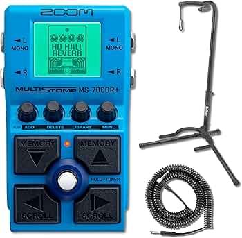 Amazon.com: Zoom MS-70CDR+ MultiStomp Chorus/Delay/Reverb Pedal