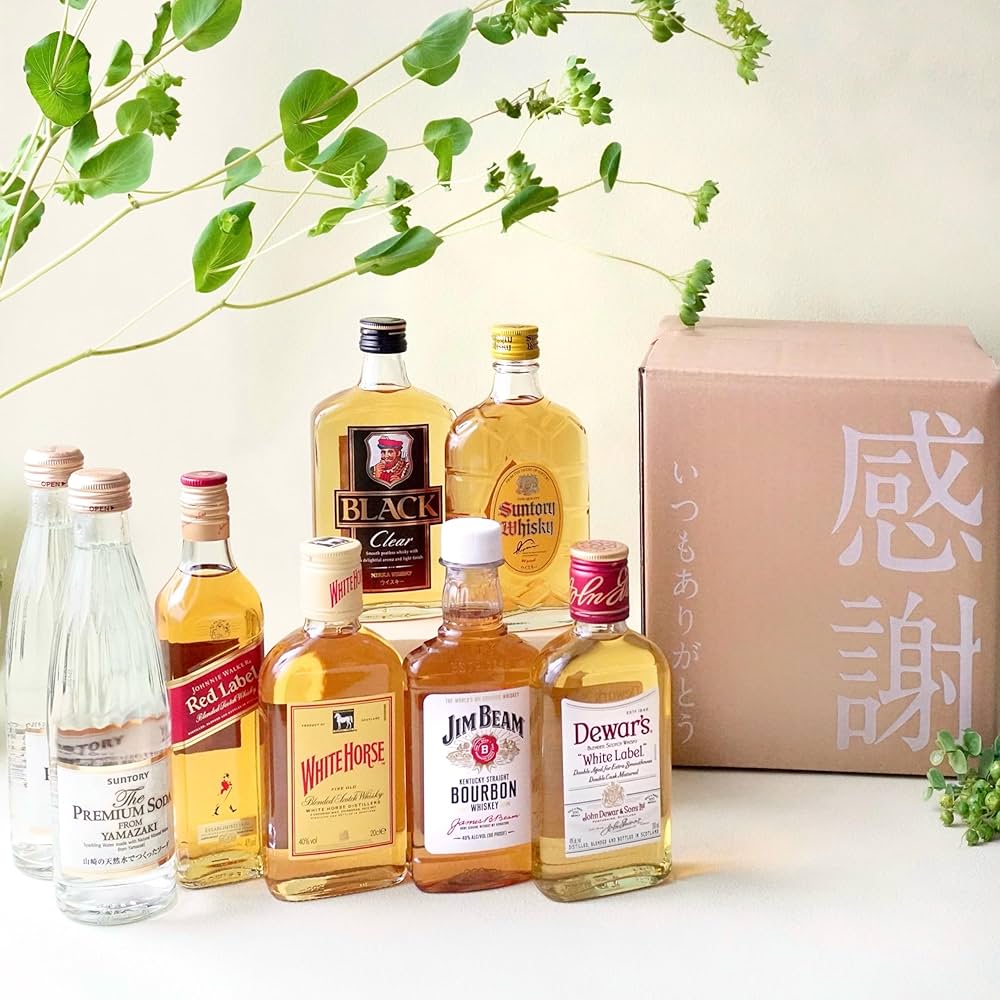 Amazon.co.jp: ワールドウイスキー6本 (180～200ml) 飲み比べセット +