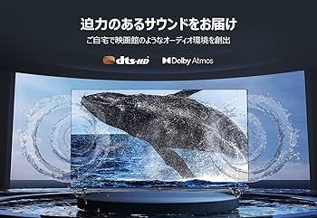 Amazon | TCL テレビ 43V型 Wチューナー内蔵 ネット動画 4K 広色域