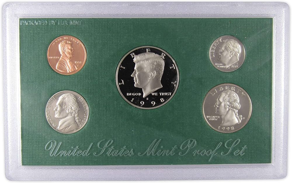 1998 Clad Proof Set U.S. Mint Original Government Packaging OGP