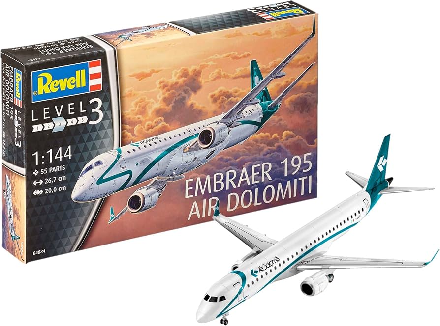 Amazon | ドイツレベル 1/144 エンブラエル ERJ-195 プラモデル