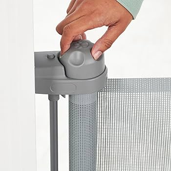 Amazon.co.jp: Carlson エクストラワイド 格納式ペットゲート グレー