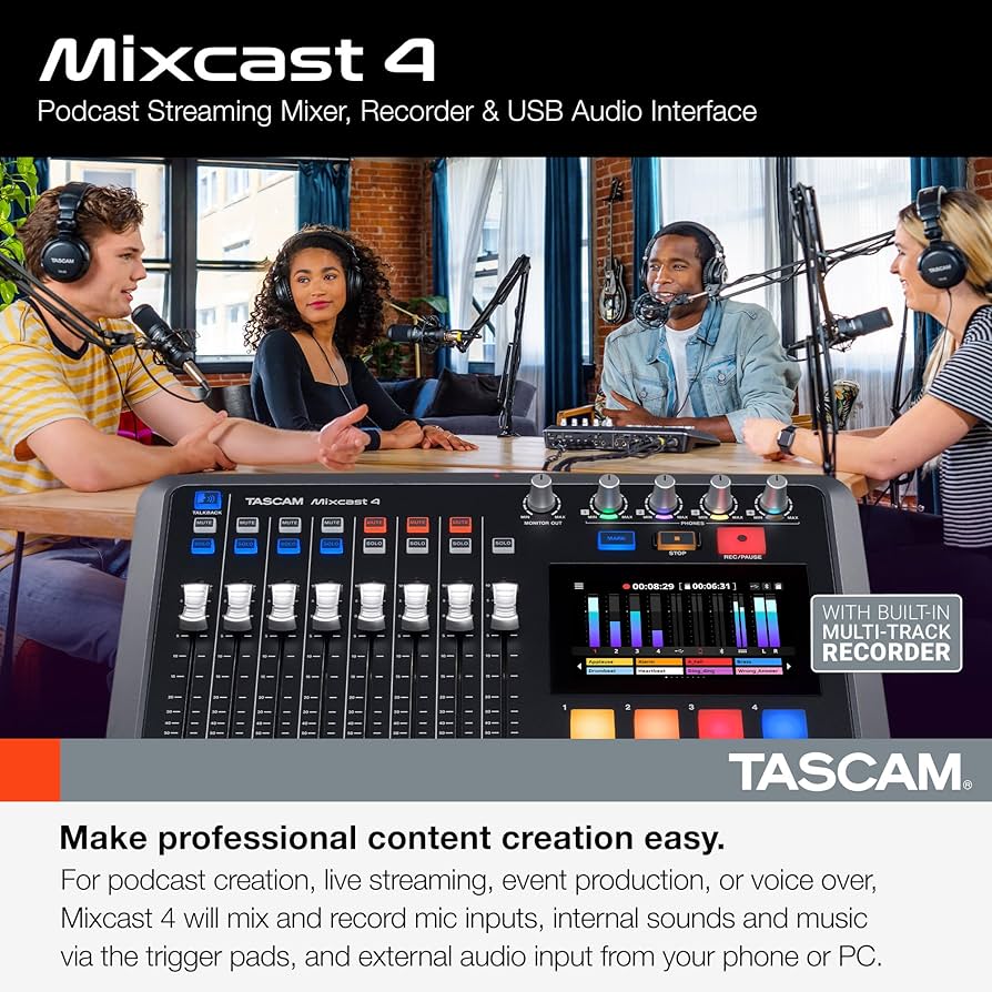 Amazon | TASCAM タスカム ポッドキャスト制作ワークステーション/USB
