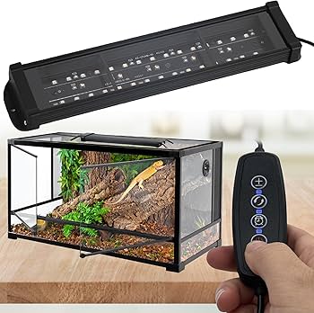 Amazon.co.jp: ANJOJOA 爬虫類 紫外線ライト LED UVA UVB フック式