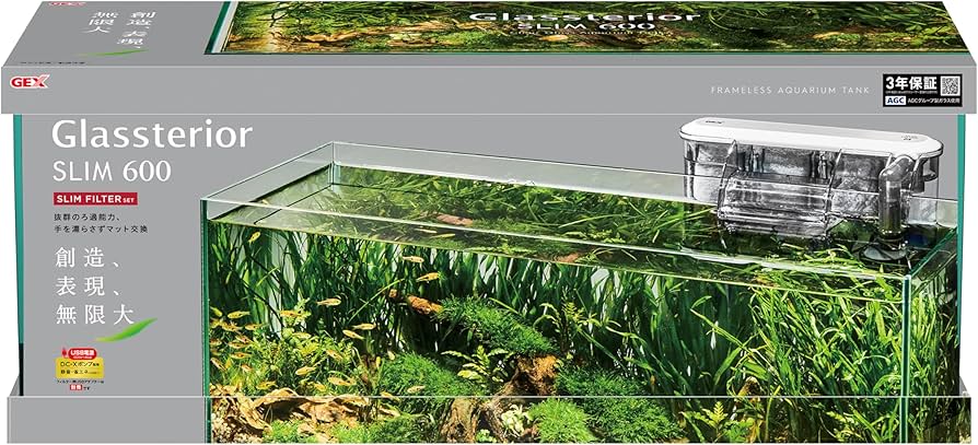 Amazon | GEX ガラス水槽 グラステリア600スリム スリム