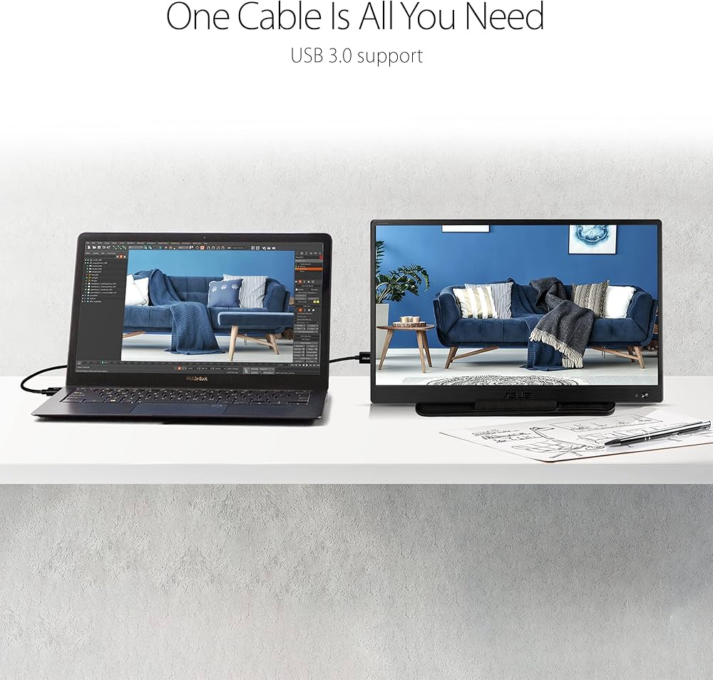 Amazon.co.jp: ASUS ZenScreen 15.6インチ ポータブルUSBモニター