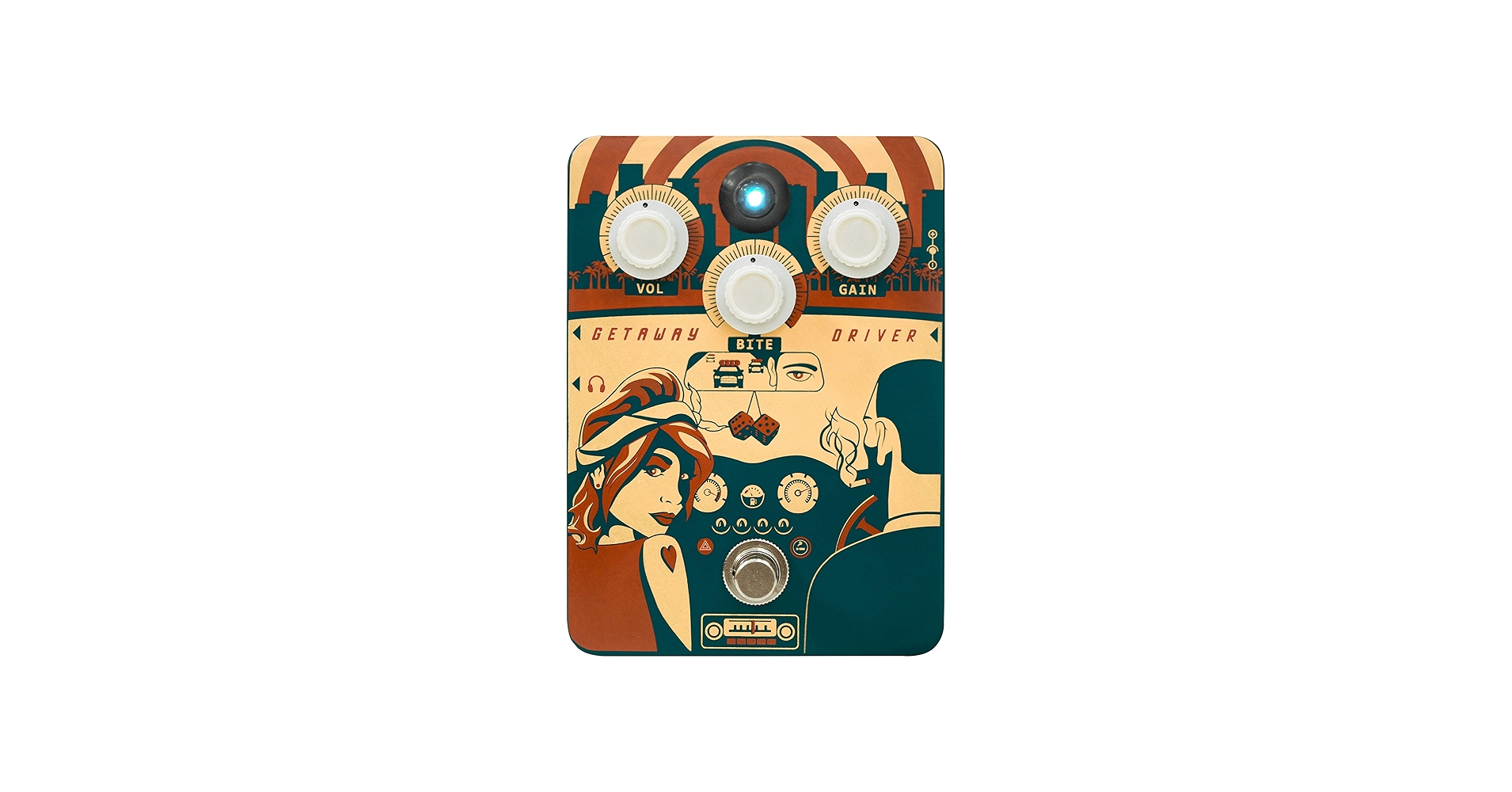 Amazon.com: Orange Getaway Driver Overdrive Pedal, Blue : Musical