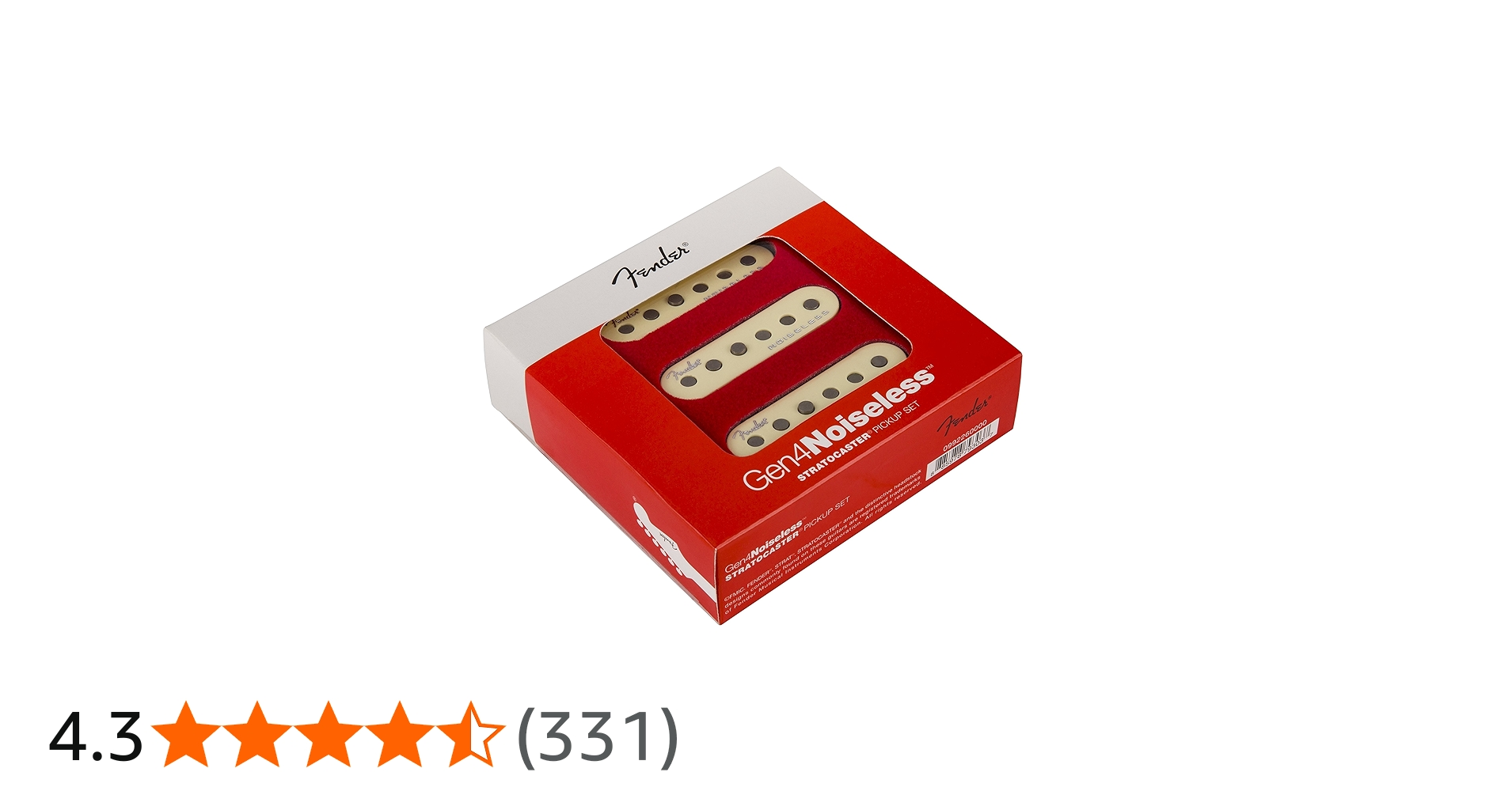 Amazon.co.jp: Fender ピックアップ Gen 4 Noiseless™ Stratocaster