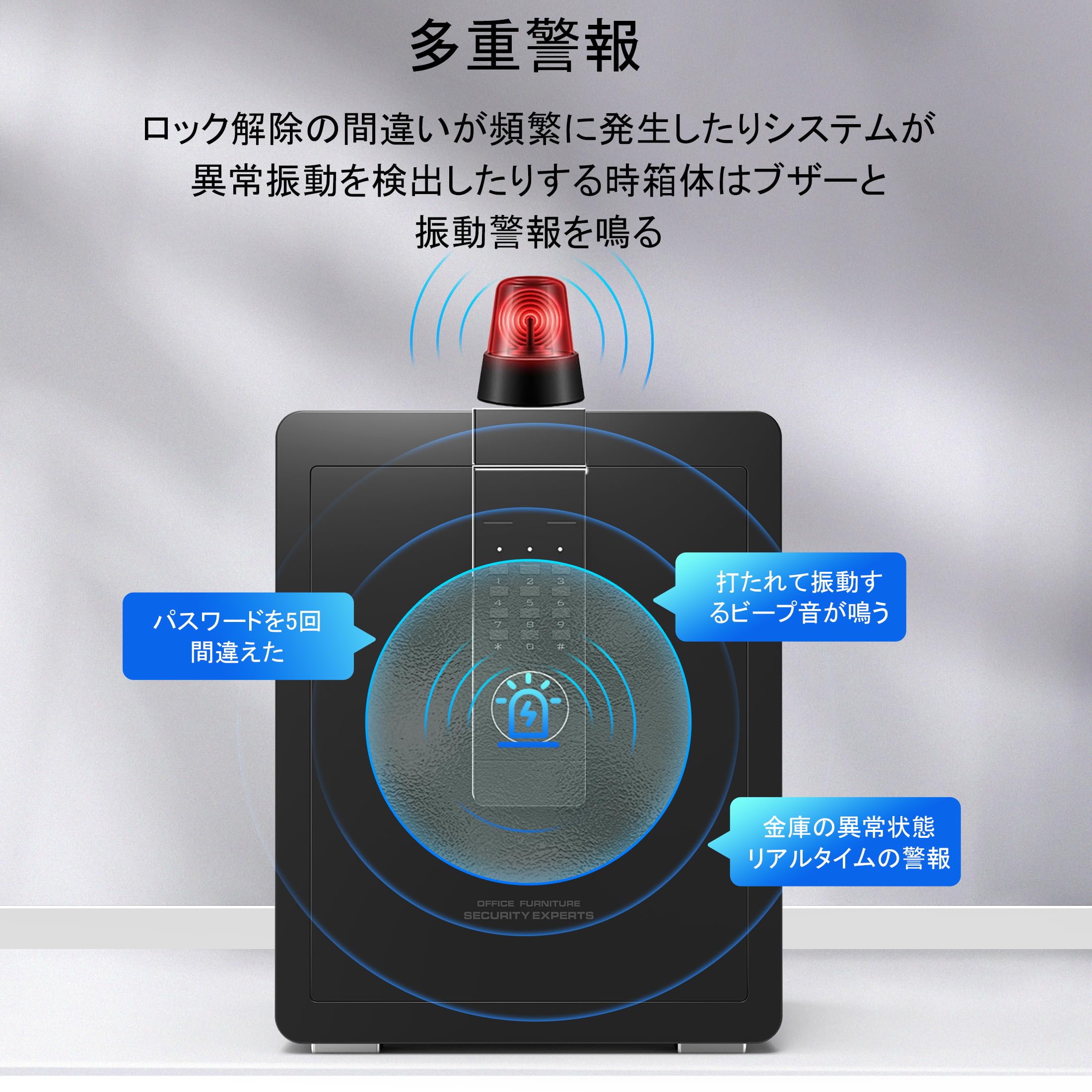 Amazon.co.jp: GIRGBE【強化版】超大 家庭用 暗証番号 52L 金庫 床・壁