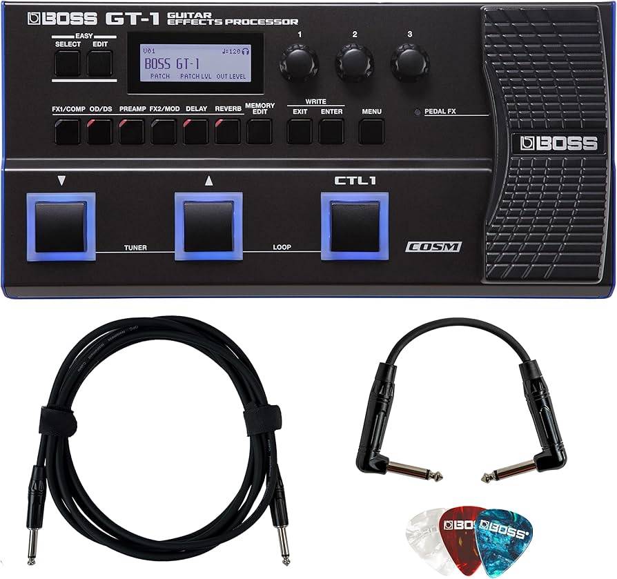 BOSS GT-1 マルチエフェクター 純正アダプター付き BOSS GT-1他セット