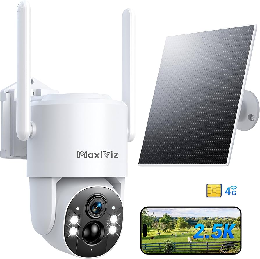 Amazon.com : MaxiViz 4G LTE Outdoor Solar Powered Cellular