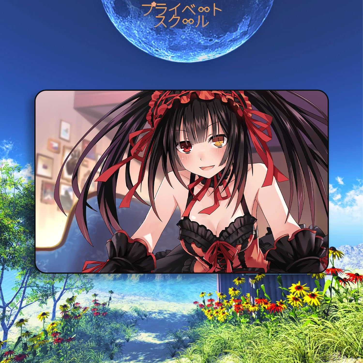 EATOS 光るプレイマット デートアライブ 時崎狂三 未開封 EATOS 光る