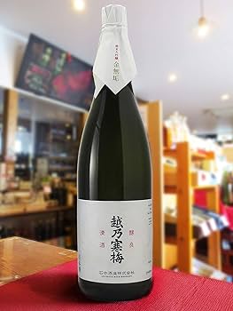 Amazon.co.jp: 『越乃寒梅金無垢』純米大吟醸1800mlカートン入り