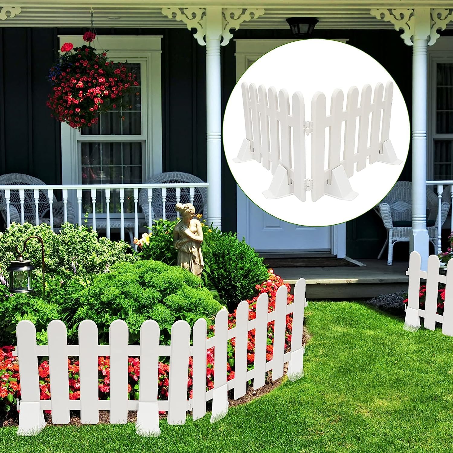 折りたたみゲート（ペット、花壇フェンス用）（バタフライ型）オフ