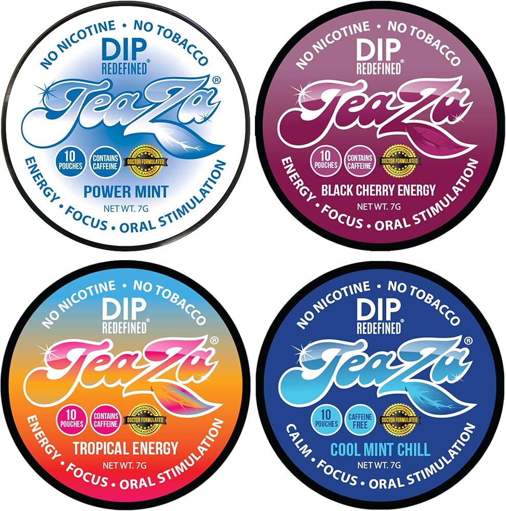 Amazon.com: New Teaza Herbal Energy Pouch Mixed (4 Pack) Power