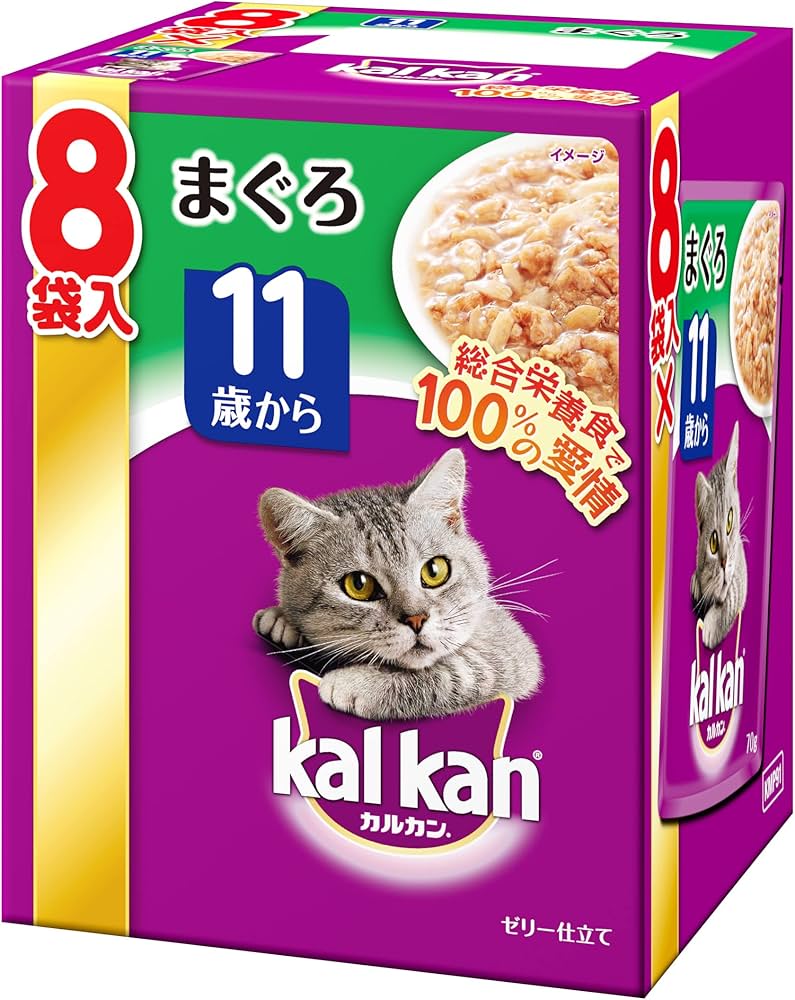 Amazon.co.jp: カルカン パウチ 11歳から まぐろ 70g×8袋入 : ペット用品