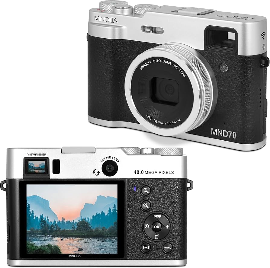 Amazon.com : Minolta Retro Digital Camera – 48MP Autofocus Compact