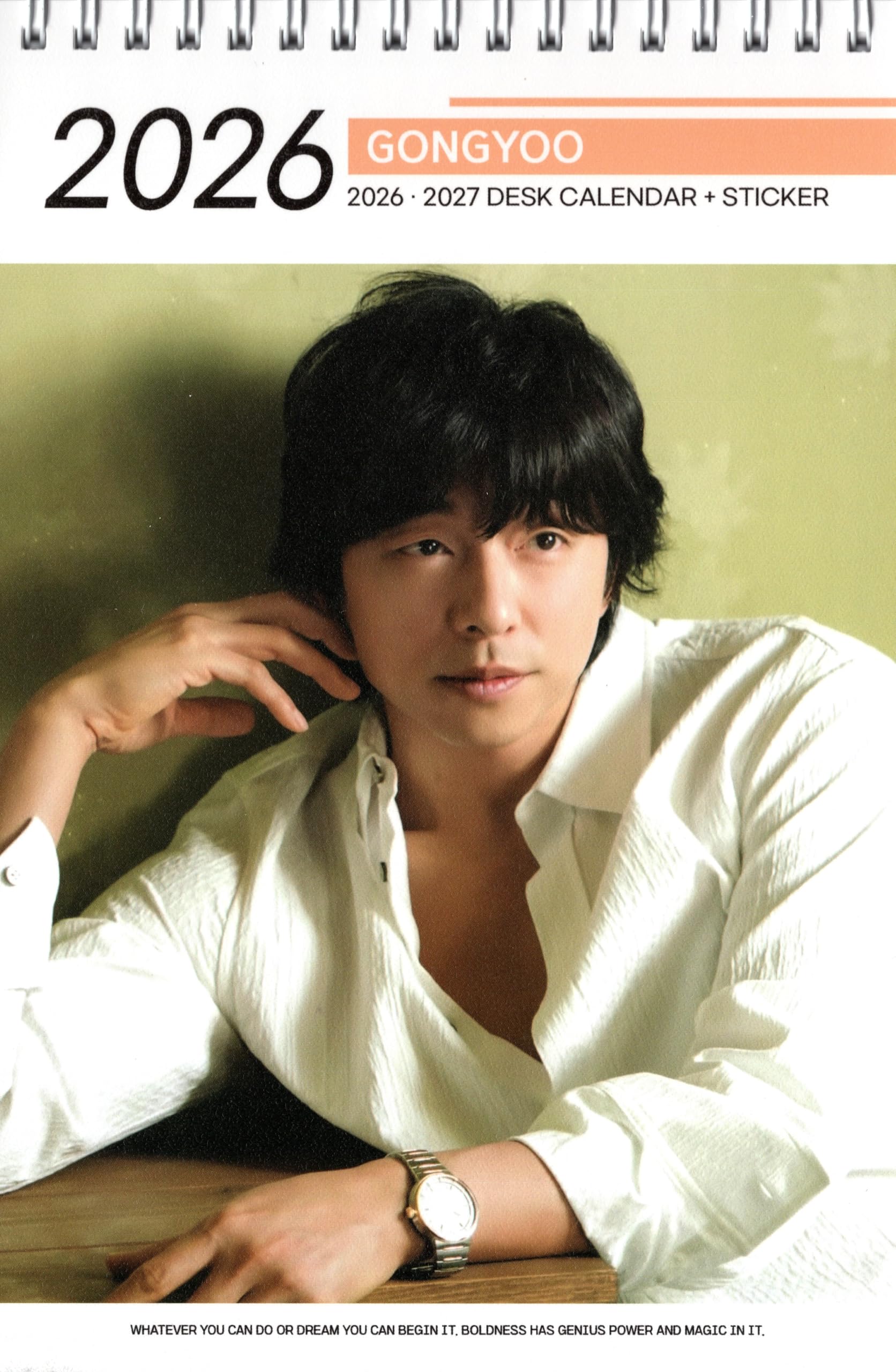Amazon | コン・ユ GONG YOO コンユ グッズ 卓上 カレンダー (写真集