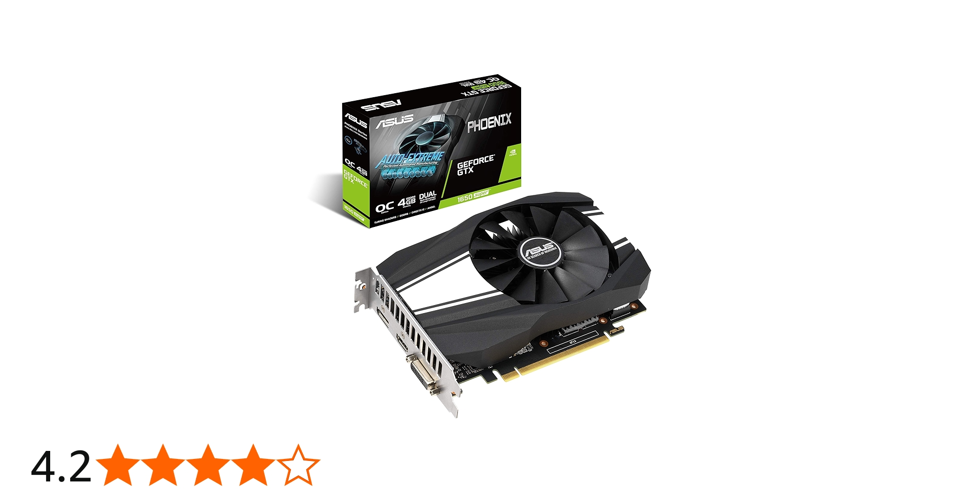 Amazon | ASUS NVIDIA GeForce GTX 1650 SUPER 搭載 シングルファン