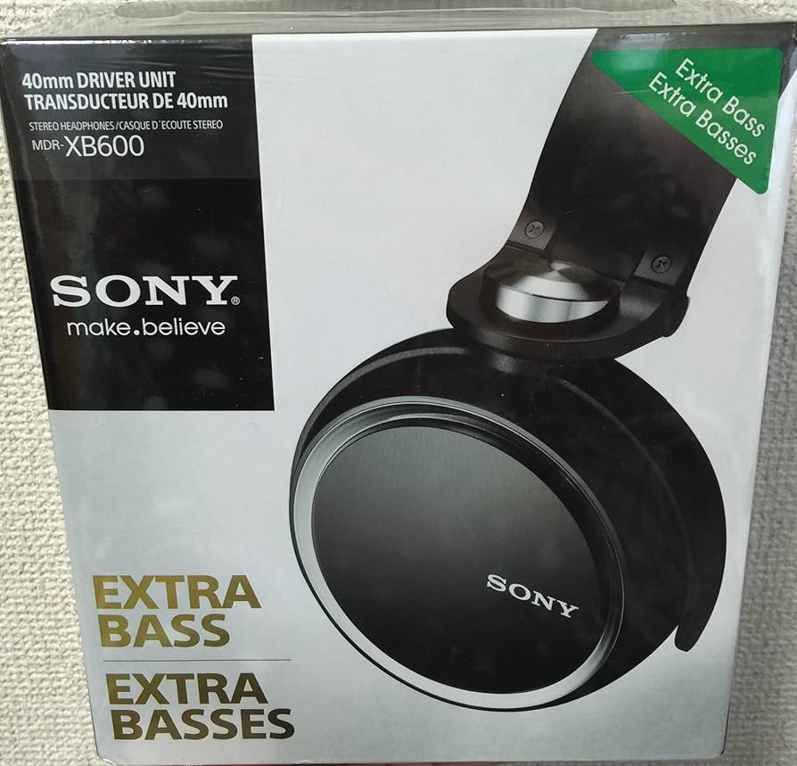 Amazon.co.jp: SONY ステレオヘッドホン ブラック MDR-XB600/B : 家電